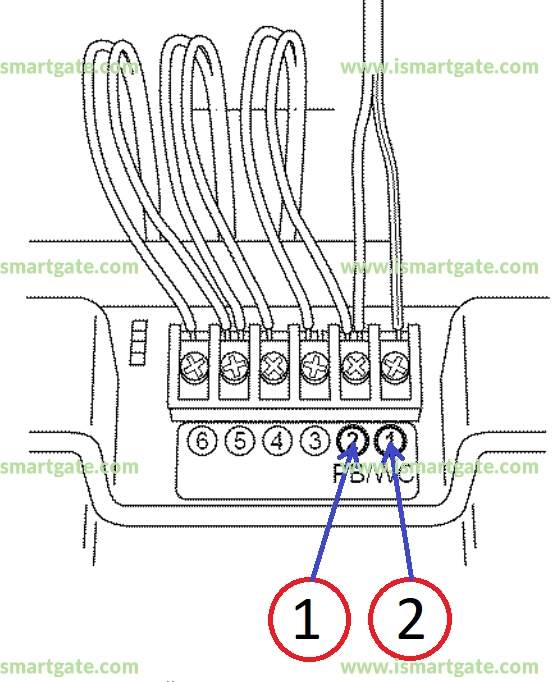 Wiring diagram for GENIE ISD 1000